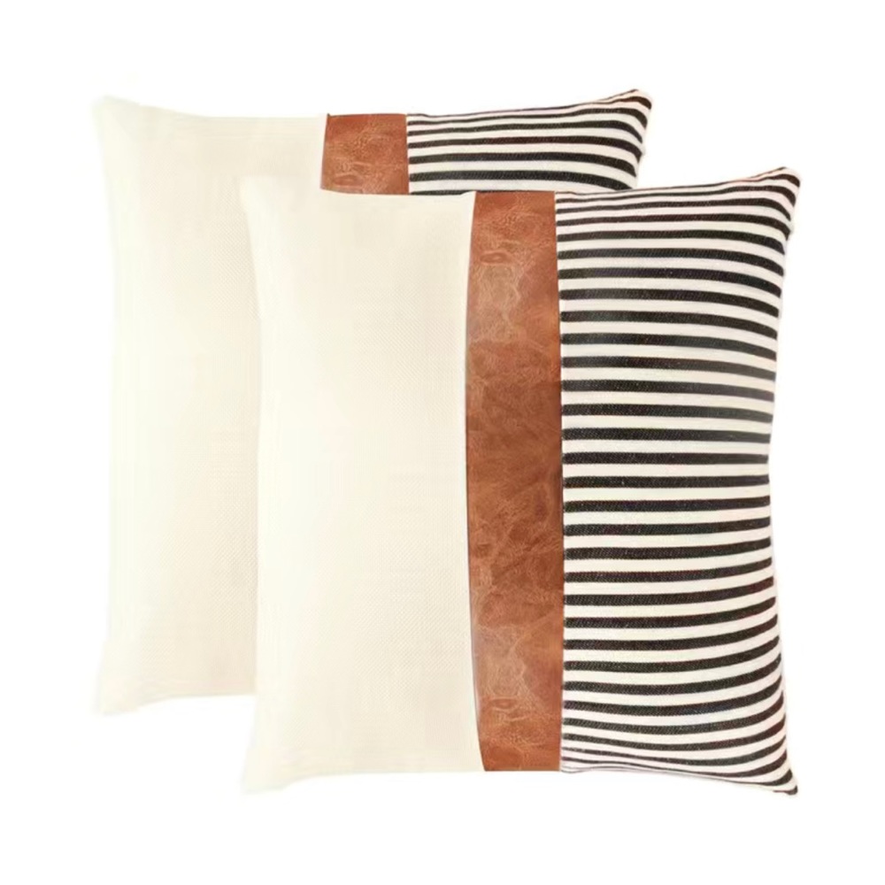 Set of 2 Modern Farmhouse Throw Pillow